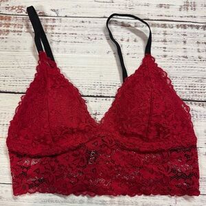 XOXO Red Lace Bralette